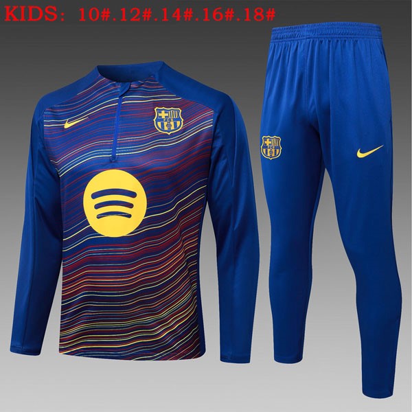 Ninos Sudadera De Training Barcelona 2026/27 Azul 3
